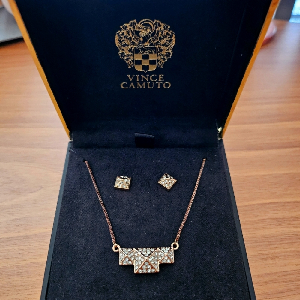 Vince Camuto Necklace and Earring Set